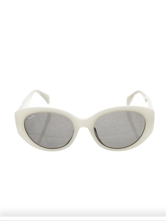 MaxMara Accessories - MaxMara White Cat-Eye Sunglasses